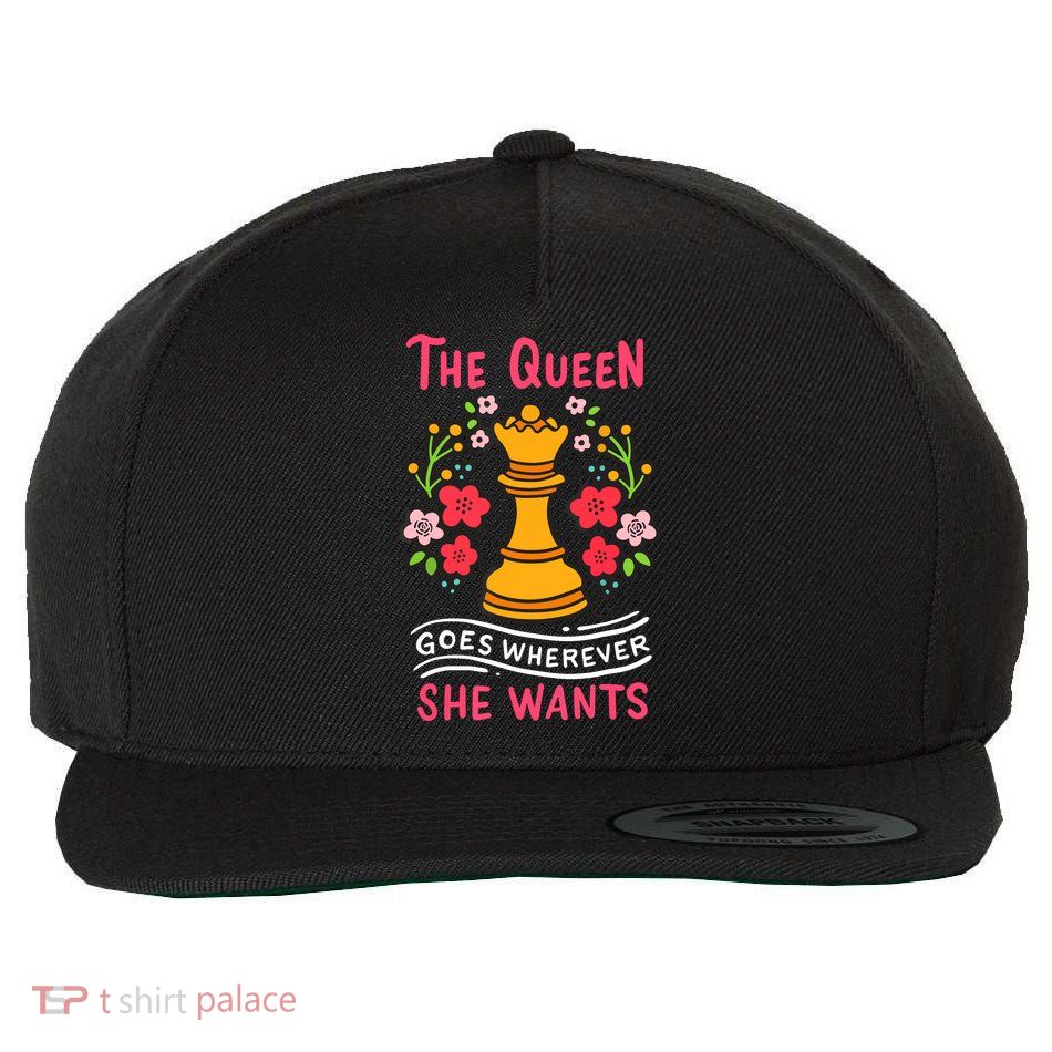 Chess Chessmen Chessboxing Queen Chess Player Gift Wool Snapback Cap
