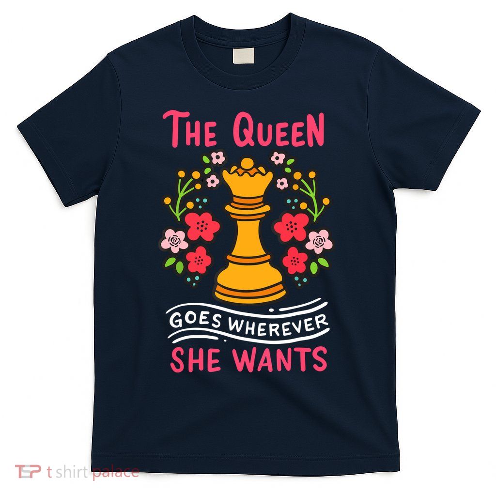 Chess Chessmen Chessboxing Queen Chess Player Gift T-Shirt