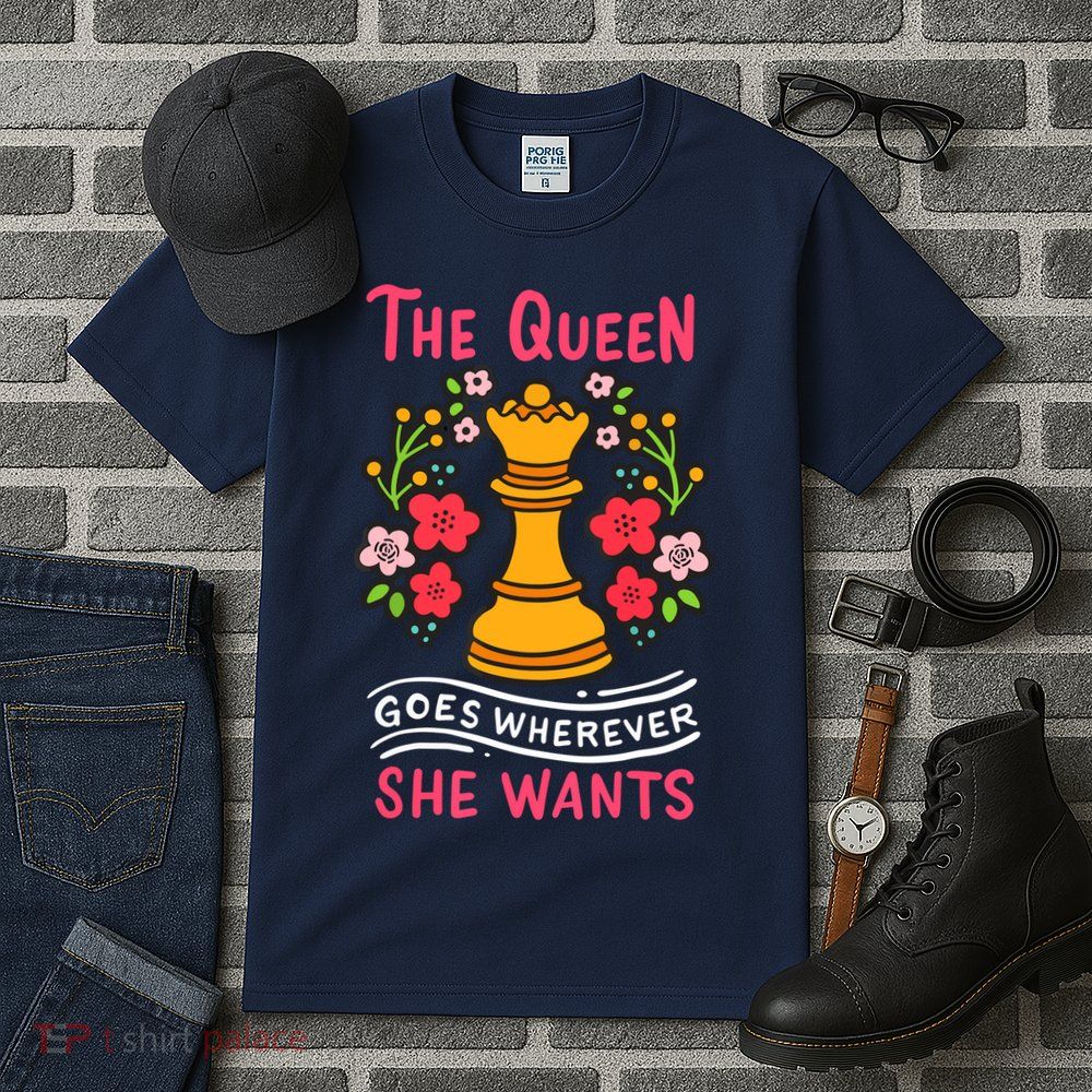 Chess Chessmen Chessboxing Queen Chess Player Gift Tall T-Shirt