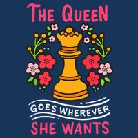 Chess Chessmen Chessboxing Queen Chess Player Gift 16 in Basic Backpack