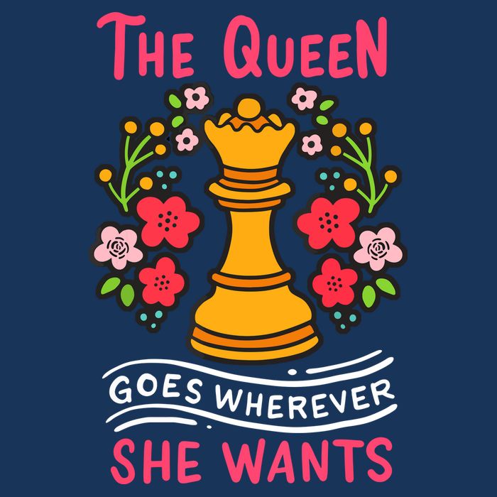 Chess Chessmen Chessboxing Queen Chess Player Gift 16 in Basic Backpack