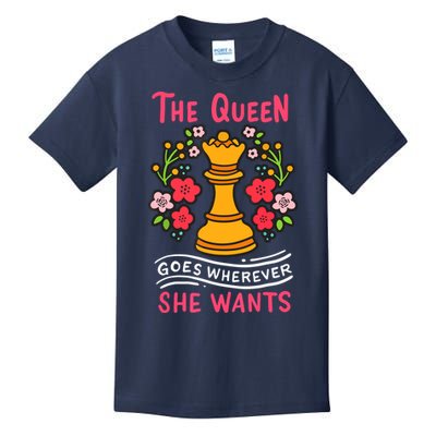 Chess Chessmen Chessboxing Queen Chess Player Gift Kids T-Shirt