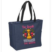 Chess Chessmen Chessboxing Queen Chess Player Gift Zip Tote Bag