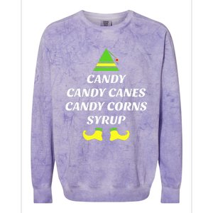 Candy Candy Canes Candy Corn Syrup Colorblast Crewneck Sweatshirt