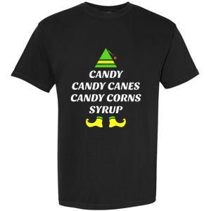 Candy Candy Canes Candy Corn Syrup Garment-Dyed Heavyweight T-Shirt