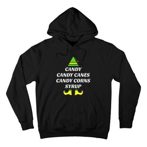 Candy Candy Canes Candy Corn Syrup Hoodie