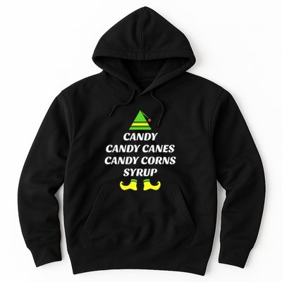 Candy Candy Canes Candy Corn Syrup Hoodie