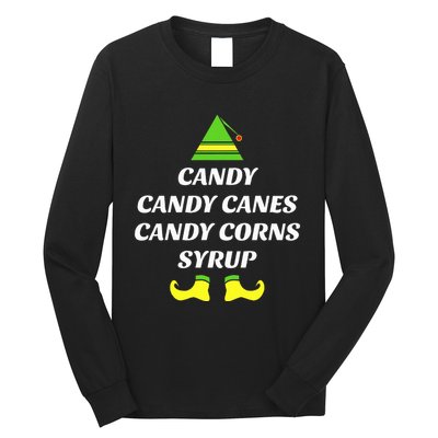 Candy Candy Canes Candy Corn Syrup Long Sleeve Shirt
