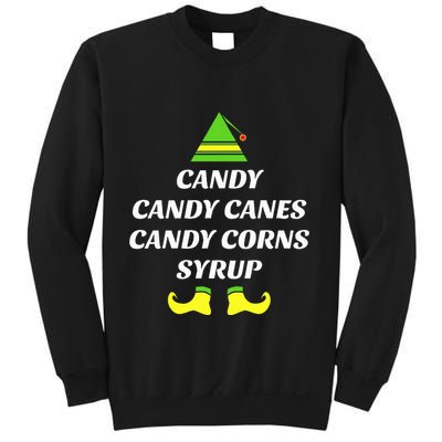 Candy Candy Canes Candy Corn Syrup Sweatshirt