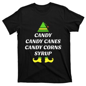 Candy Candy Canes Candy Corn Syrup T-Shirt