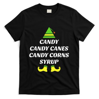 Candy Candy Canes Candy Corn Syrup T-Shirt
