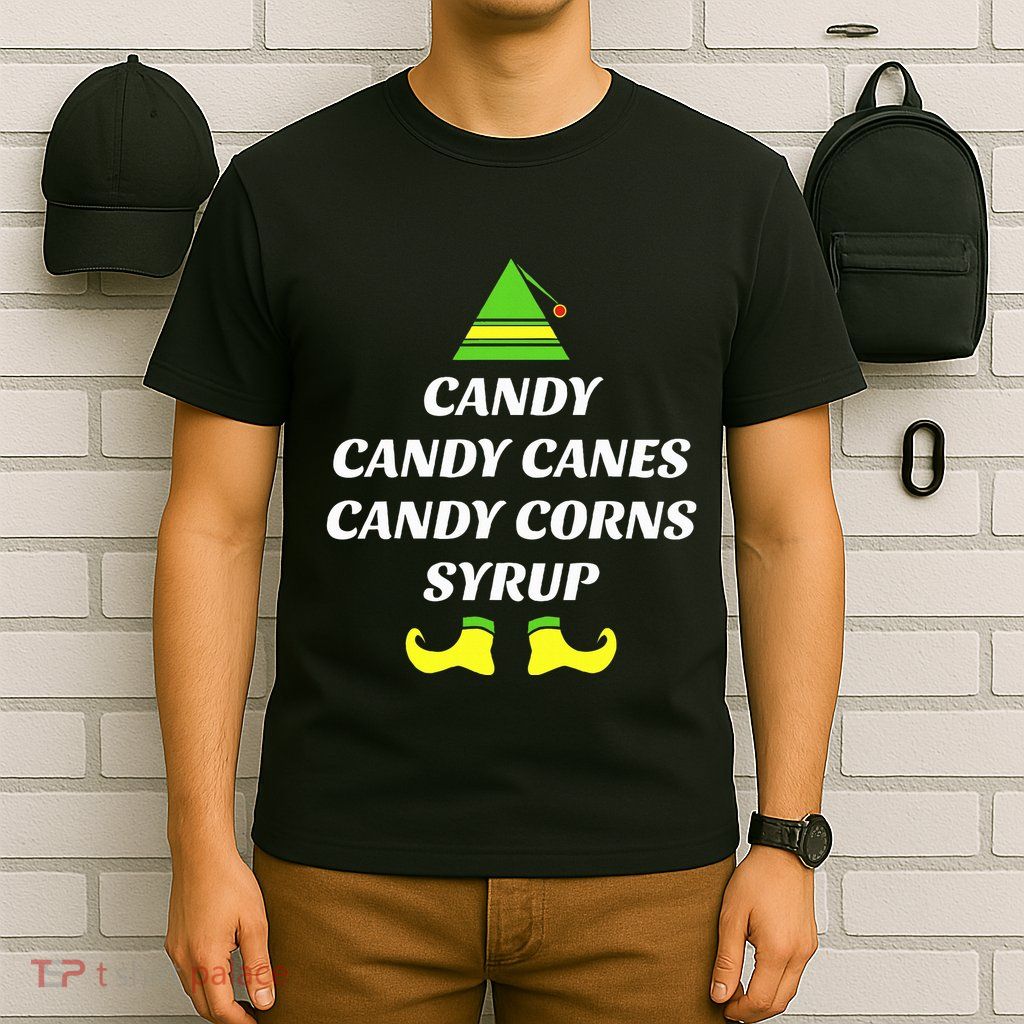 Candy Candy Canes Candy Corn Syrup T-Shirt