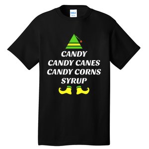 Candy Candy Canes Candy Corn Syrup Tall T-Shirt