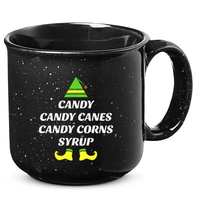 Candy Candy Canes Candy Corn Syrup 15oz Campfire Ceramic Mug