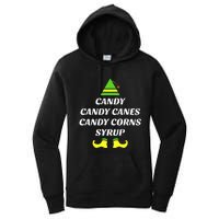 Candy Candy Canes Candy Corn Syrup Women's Pullover Hoodie