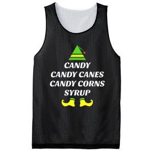 Candy Candy Canes Candy Corn Syrup Mesh Reversible Basketball Jersey Tank