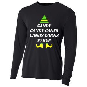 Candy Candy Canes Candy Corn Syrup Cooling Performance Long Sleeve Crew