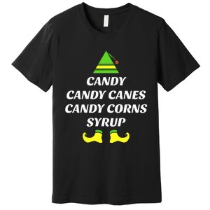 Candy Candy Canes Candy Corn Syrup Premium T-Shirt