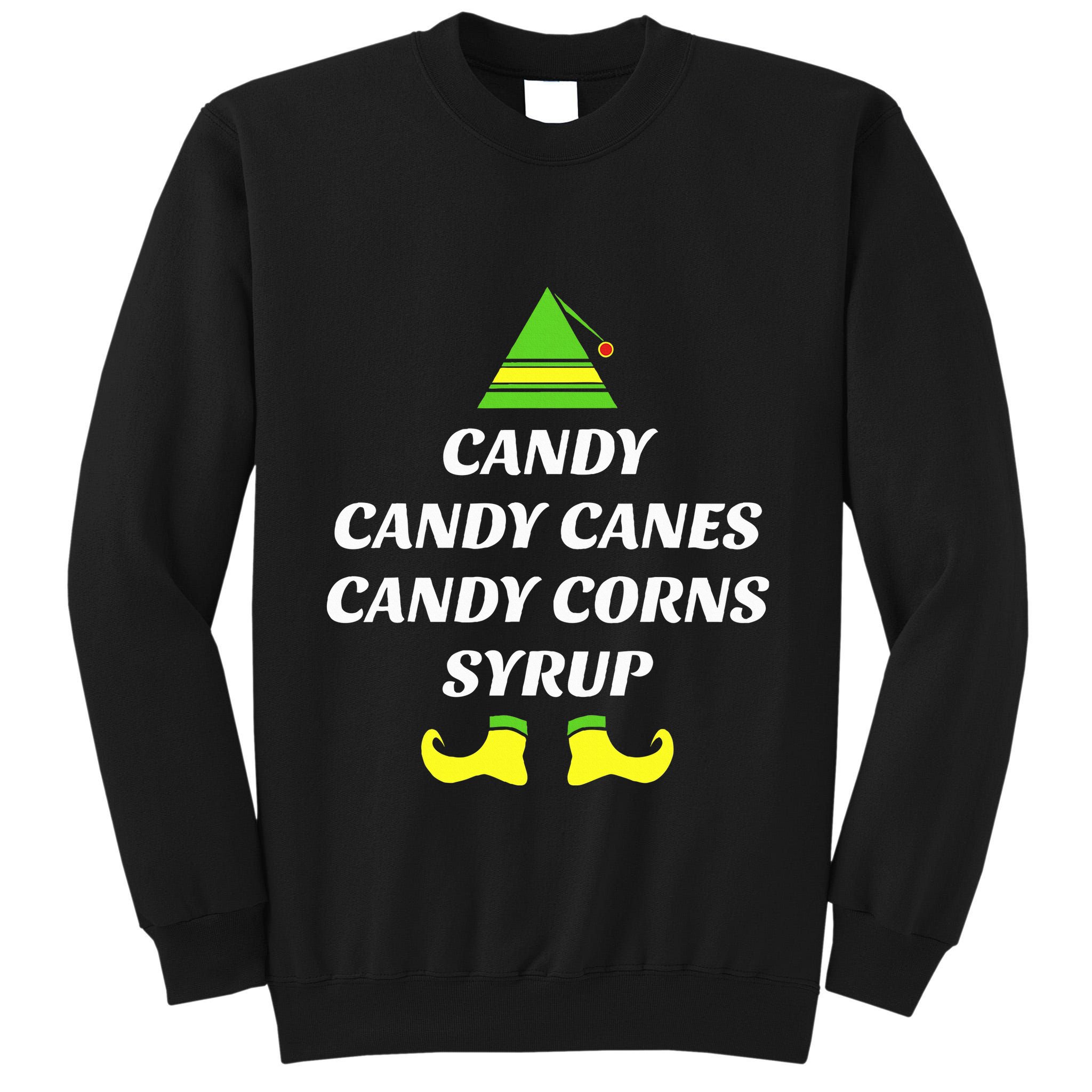 Candy Candy Canes Candy Corn Syrup Tall Sweatshirt