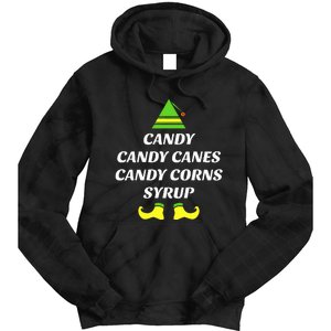 Candy Candy Canes Candy Corn Syrup Tie Dye Hoodie