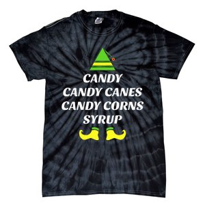 Candy Candy Canes Candy Corn Syrup Tie-Dye T-Shirt