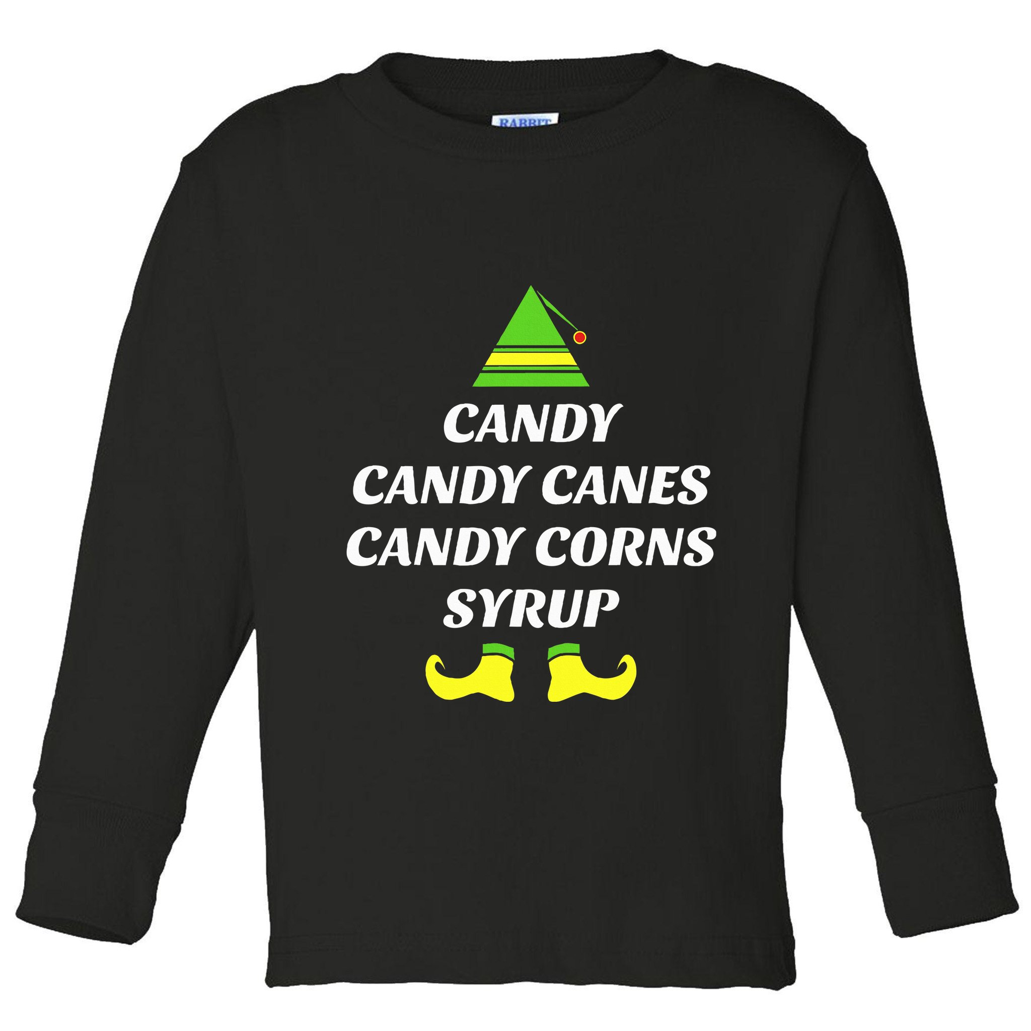 Candy Candy Canes Candy Corn Syrup Toddler Long Sleeve Shirt