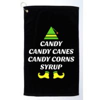 Candy Candy Canes Candy Corn Syrup Golf Towel