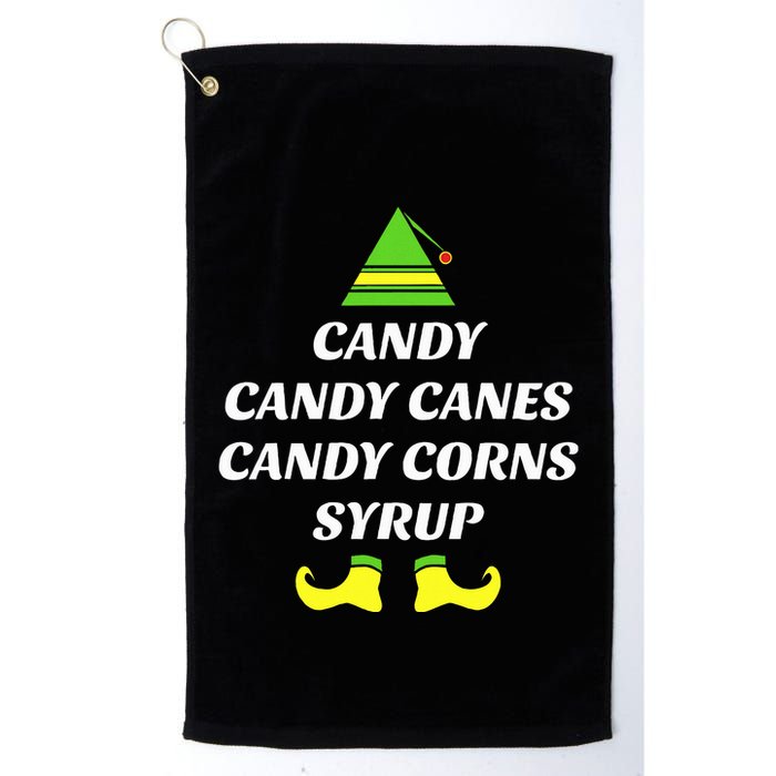 Candy Candy Canes Candy Corn Syrup Golf Towel
