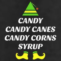 Candy Candy Canes Candy Corn Syrup Golf Towel