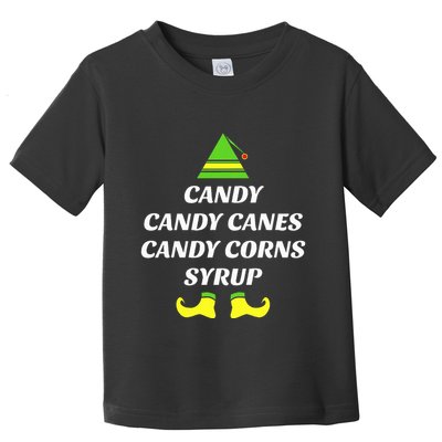 Candy Candy Canes Candy Corn Syrup Toddler T-Shirt