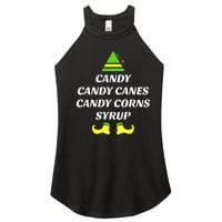 Candy Candy Canes Candy Corn Syrup Women's Perfect Tri Rocker Tank