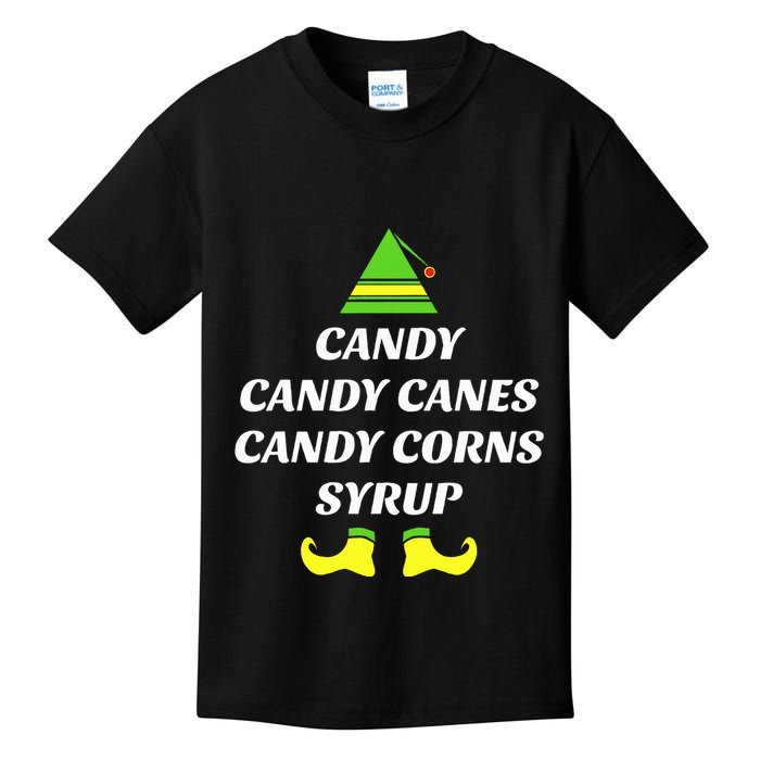 Candy Candy Canes Candy Corn Syrup Kids T-Shirt
