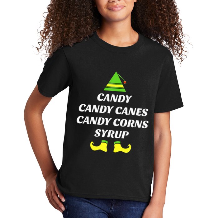 Candy Candy Canes Candy Corn Syrup Kids T-Shirt