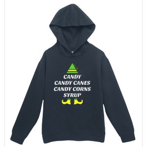 Candy Candy Canes Candy Corn Syrup Urban Pullover Hoodie