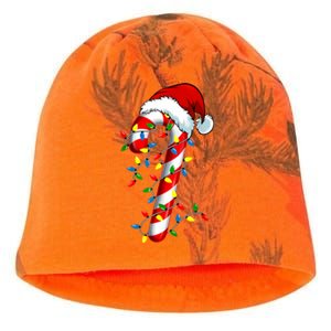 Christmas Candy Cane Santa Hat Women Kati - Camo Knit Beanie