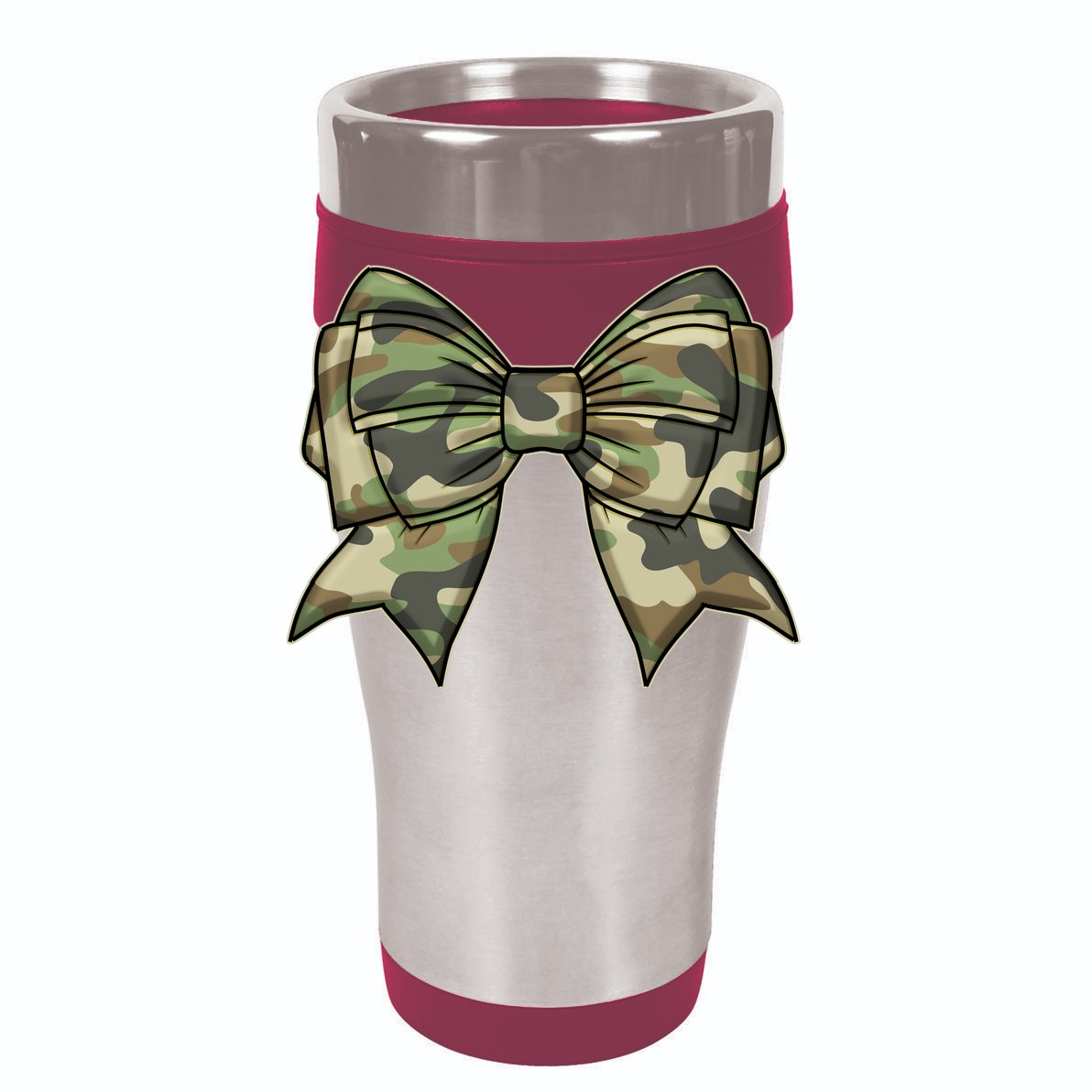 Cute Camo Coquette Ribbon Bow Kids Tie-Dye T-Shirt