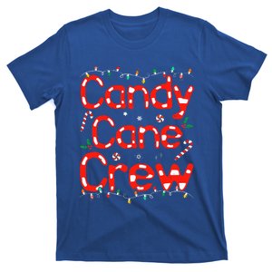 Candy Cane Crew Funny Christmas Candy Cane Lover Xmas Pajama T-Shirt