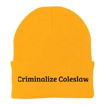 Criminalize Coleslaw Knit Cap Winter Beanie