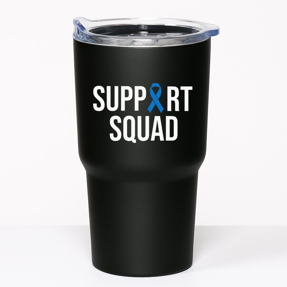 Colorectal Cancer Colon Cancer Blue Ribbon Tumbler