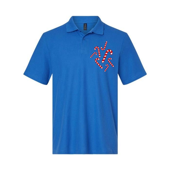 Candy Canes Cool Gift Softstyle Adult Sport Polo