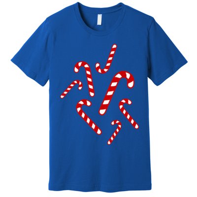 Candy Canes Cool Gift Premium T-Shirt
