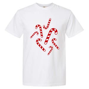 Candy Canes Cool Gift Garment-Dyed Heavyweight T-Shirt