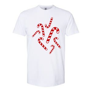 Candy Canes Cool Gift Softstyle CVC T-Shirt