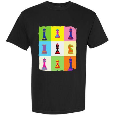 Chess Chess Club Chess Art Garment-Dyed Heavyweight T-Shirt