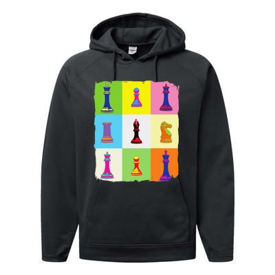 Chess Chess Club Chess Art Performance Fleece Hoodie