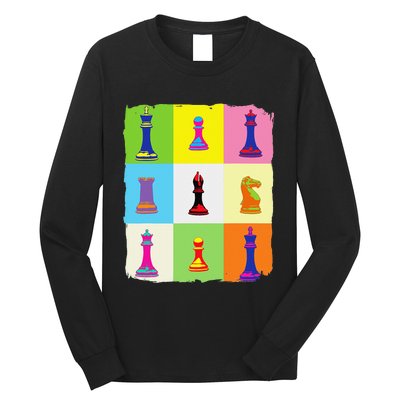 Chess Chess Club Chess Art Long Sleeve Shirt