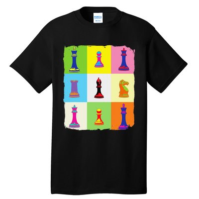 Chess Chess Club Chess Art Tall T-Shirt