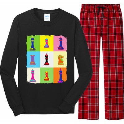 Chess Chess Club Chess Art Long Sleeve Pajama Set