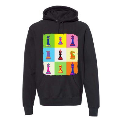 Chess Chess Club Chess Art Premium Hoodie