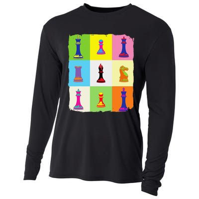 Chess Chess Club Chess Art Cooling Performance Long Sleeve Crew